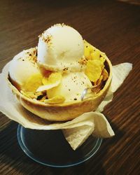 Close-up of sweet food