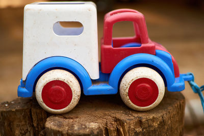 Close-up of toy toys