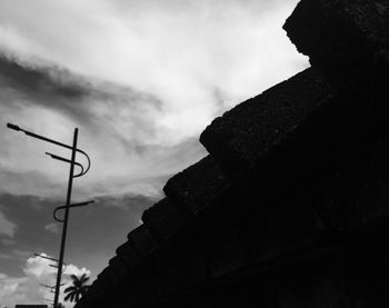 Low angle view of building against sky