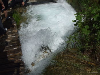 Blurred motion of waterfall