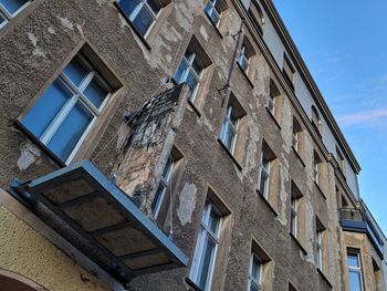 Low angle view of building against sky