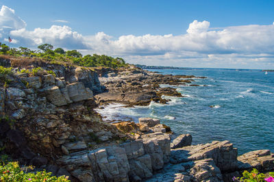 Northeast coast of the united states in the state of maine