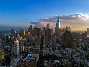 Cityscape against sky