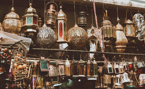 Panoramic view of market stall for sale