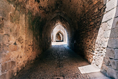 Corridor of old building