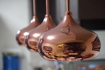Close-up of illuminated light bulb