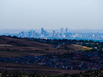 Cityscape against sky