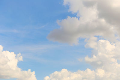 Low angle view of clouds in sky