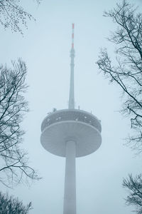 Low angle view of tower against sky