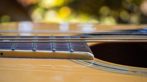 Close-up of guitar