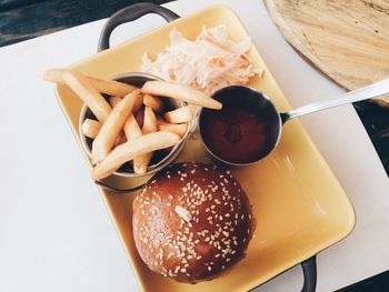 Close-up of chocolate cake