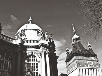 Low angle view of church against sky