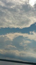 Scenic view of cloudy sky