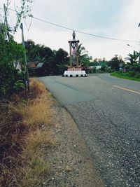 View of road against sky