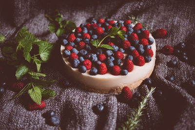 Close-up of strawberries