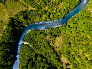 High angle view of landscape