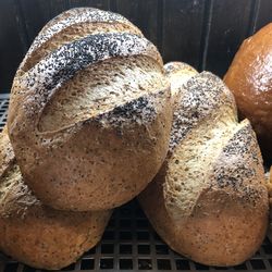 Close-up of bread in store