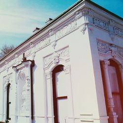 Low angle view of historical building