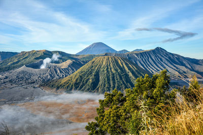 Landscape of mount bromo indonesia