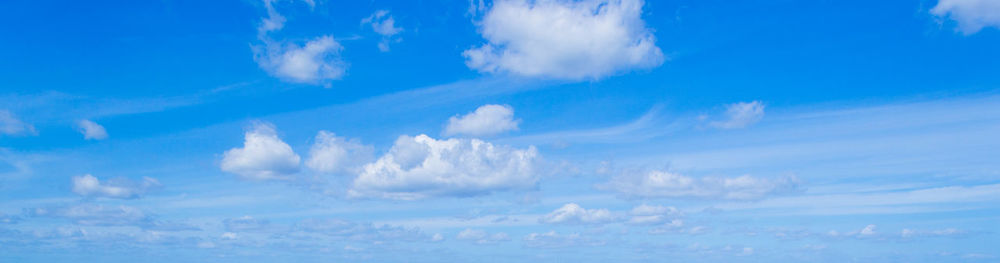 Low angle view of clouds in sky