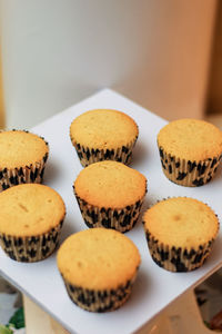 Close-up of cookies on table