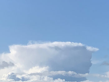 Low angle view of clouds in sky