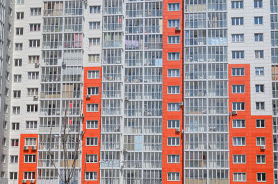 Full frame shot of residential building