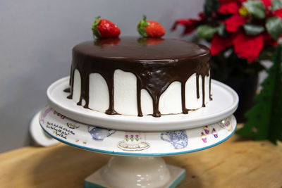 Close-up of cake