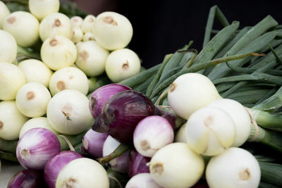 Close-up of onion for sale