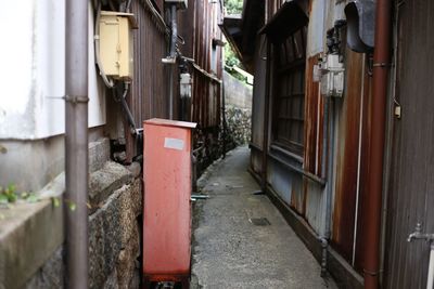 Alley amidst buildings