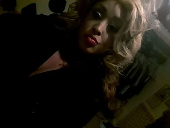 Close-up of young woman