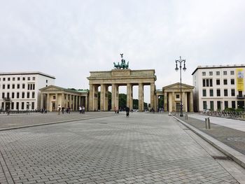 View of historic building in city