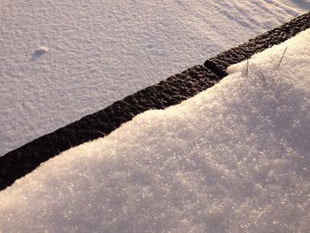 View of snow covered landscape