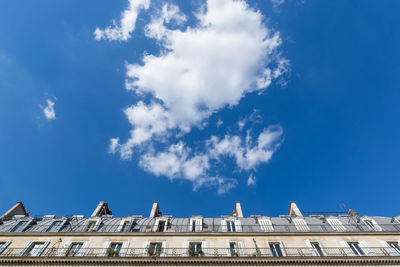 Low angle view of building against sky