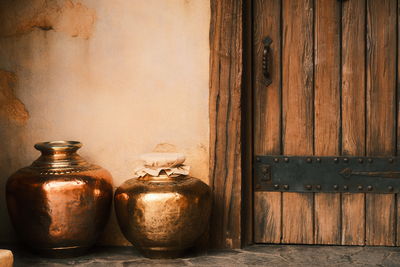 Interior of abandoned house