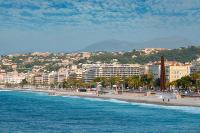 Picturesque view of nice, france