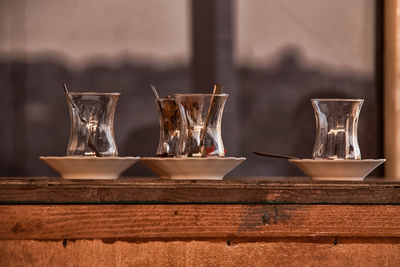 Close-up of food on table