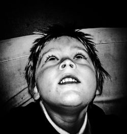 Close-up portrait of young woman