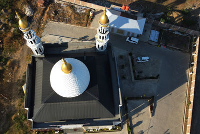 high angle view