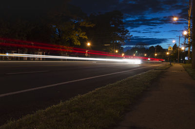 Road at night