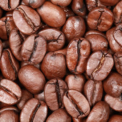 Full frame shot of coffee beans