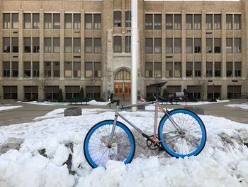 Bicycle in winter