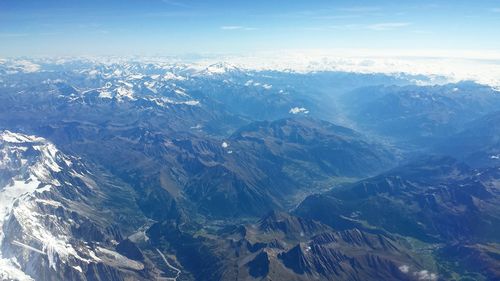 Aerial view of landscape