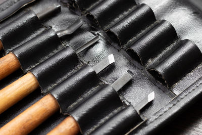 Full frame shot of bamboos