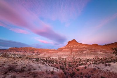 View of desert against sky