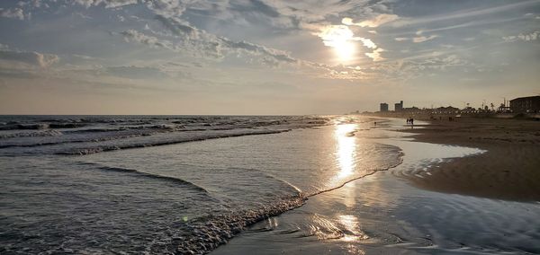 Beach scene