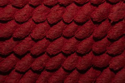 Full frame shot of red fabric