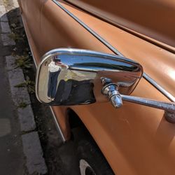 Close-up of vintage car