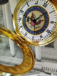 Close up of clock