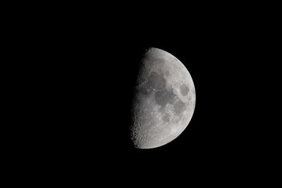 Close-up of heart shape against black background